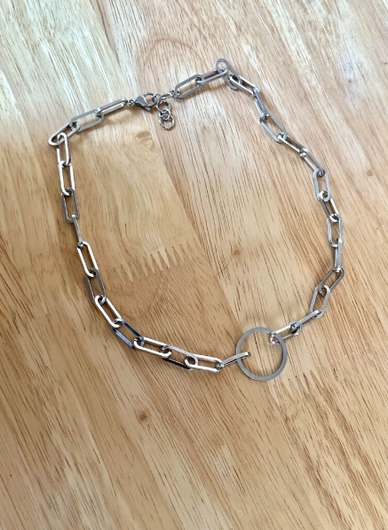 Round Circle Choker Necklace