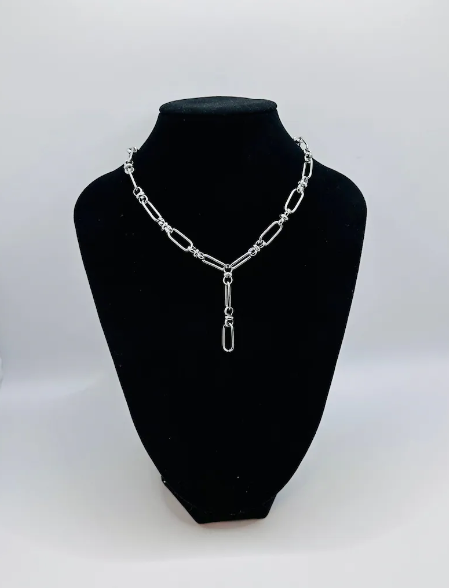 Y Chain Drop Necklace