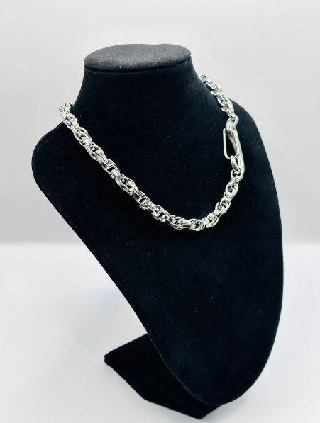 Big Silver Rope Chain