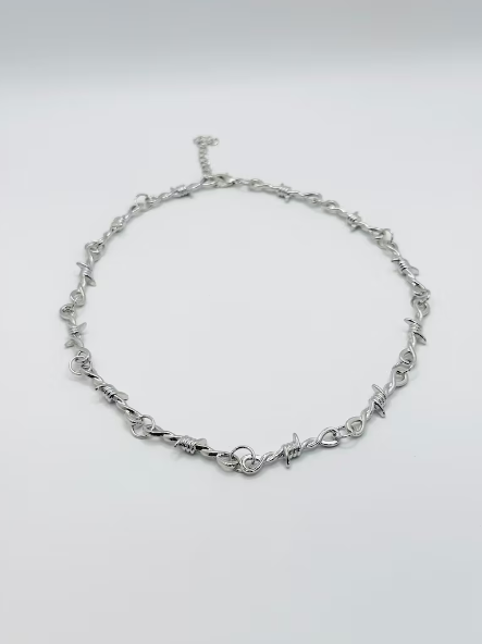 Barbed Wire Necklace