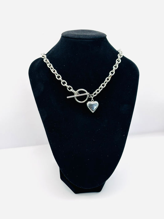 Toggle Heart Necklace