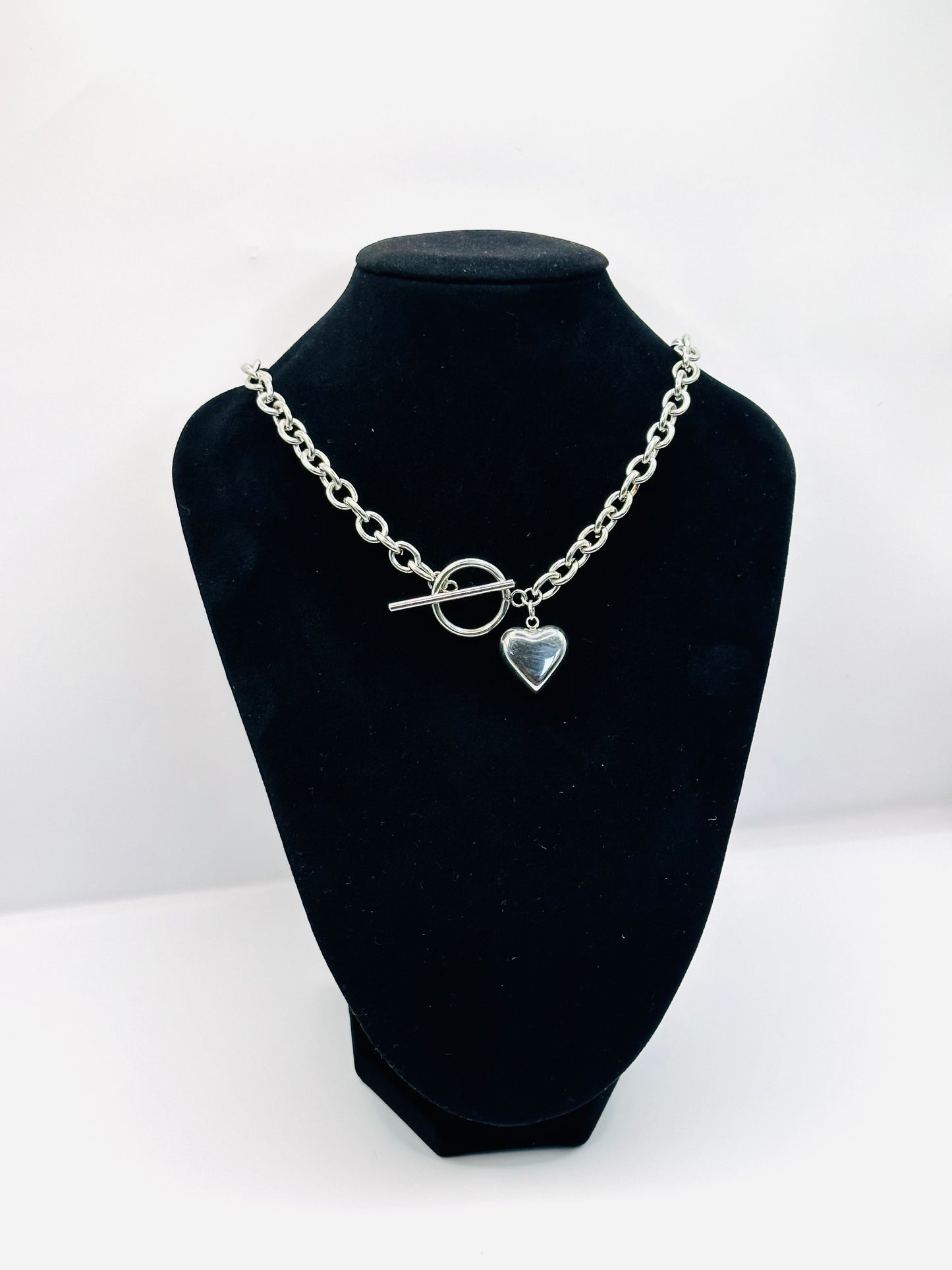 Toggle Heart Necklace