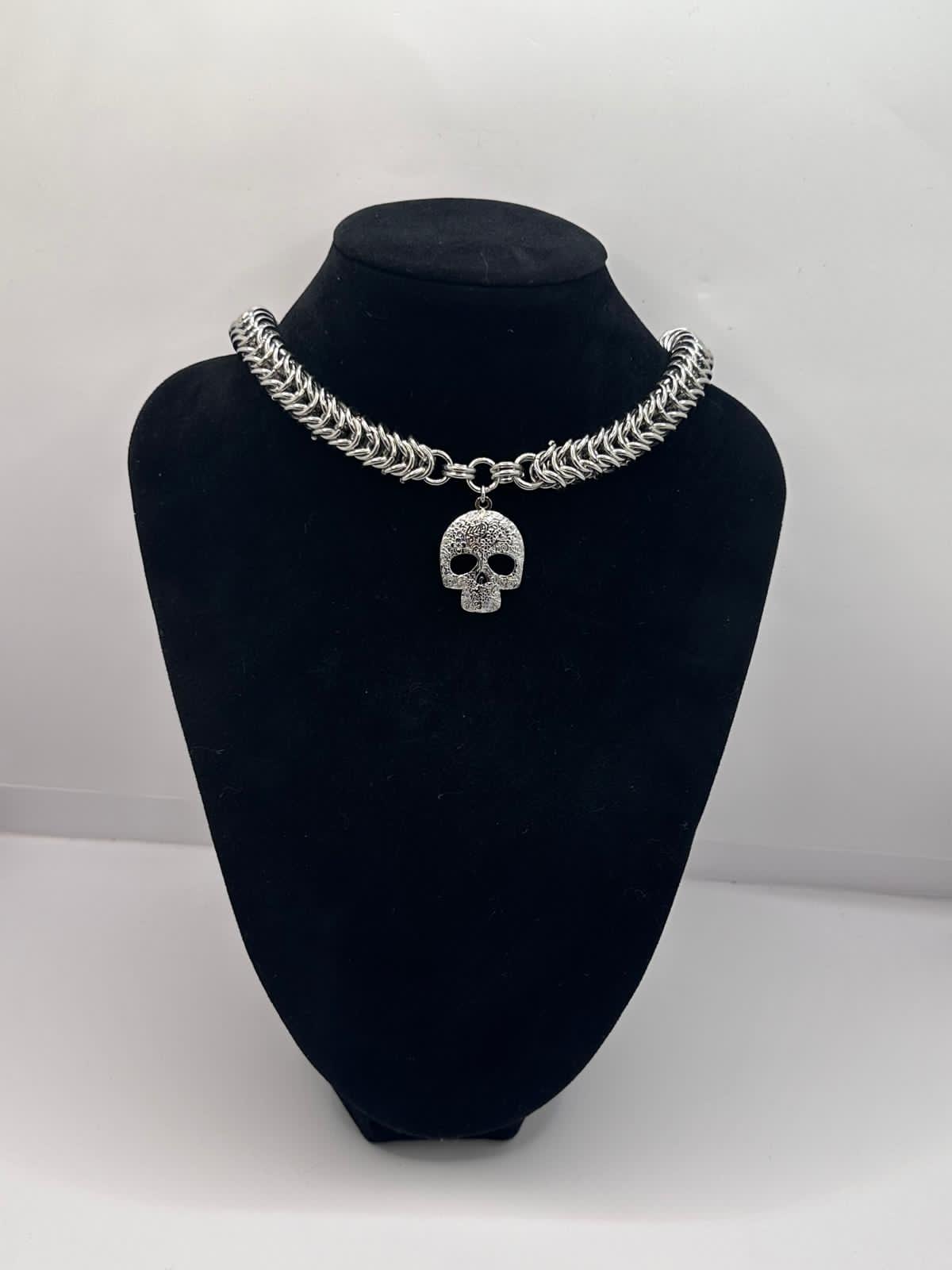 Silver Skull Necklace
