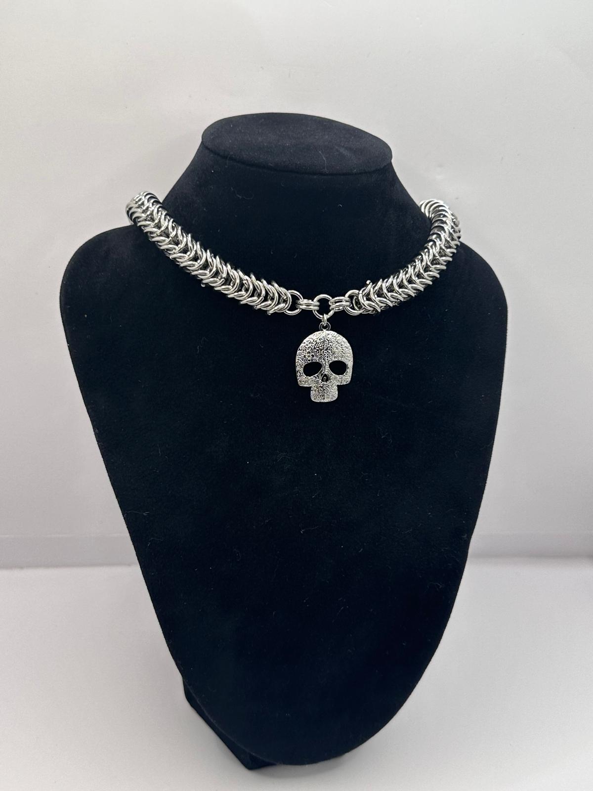 Silver Skull Necklace