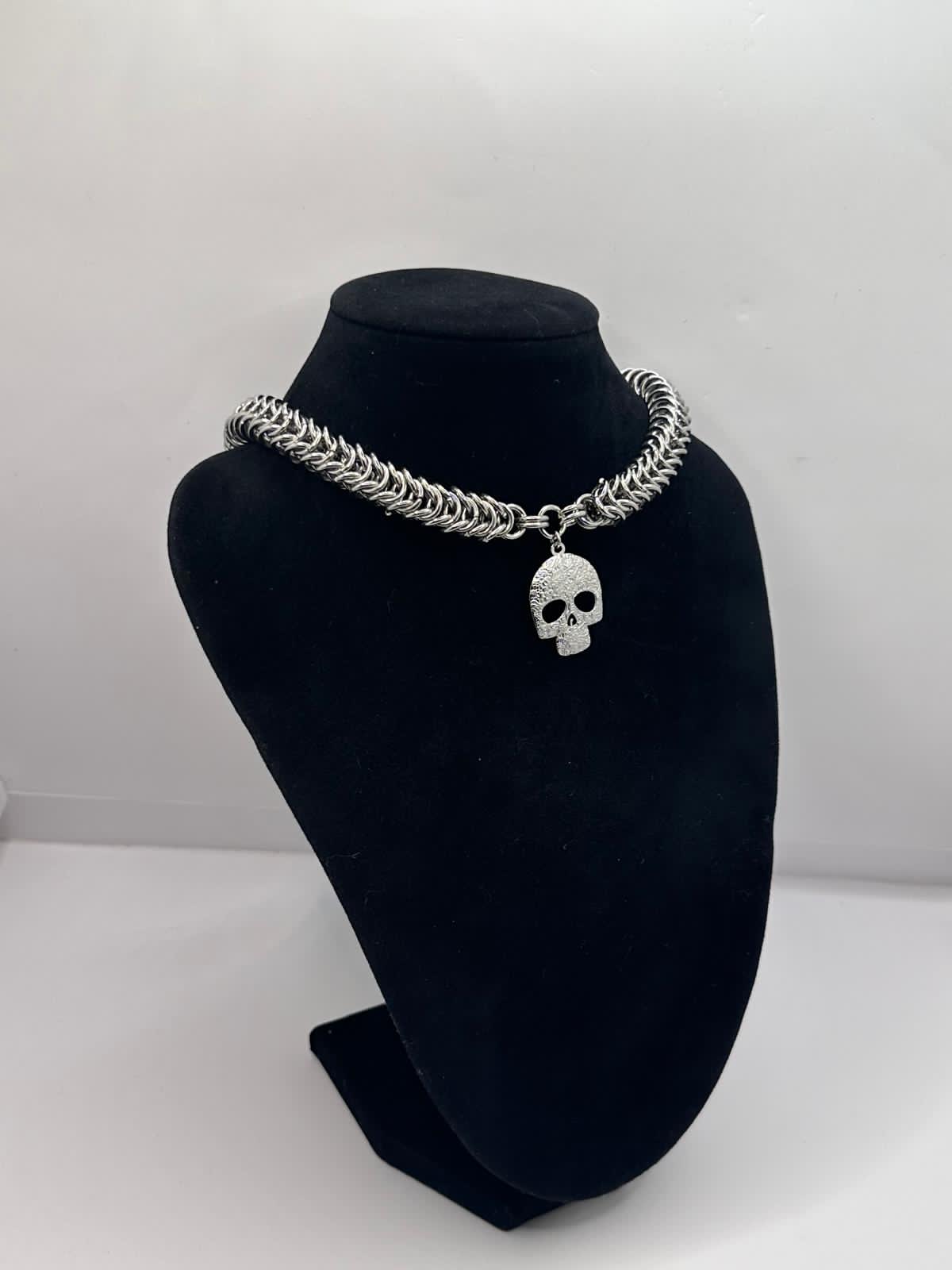 Silver Skull Necklace