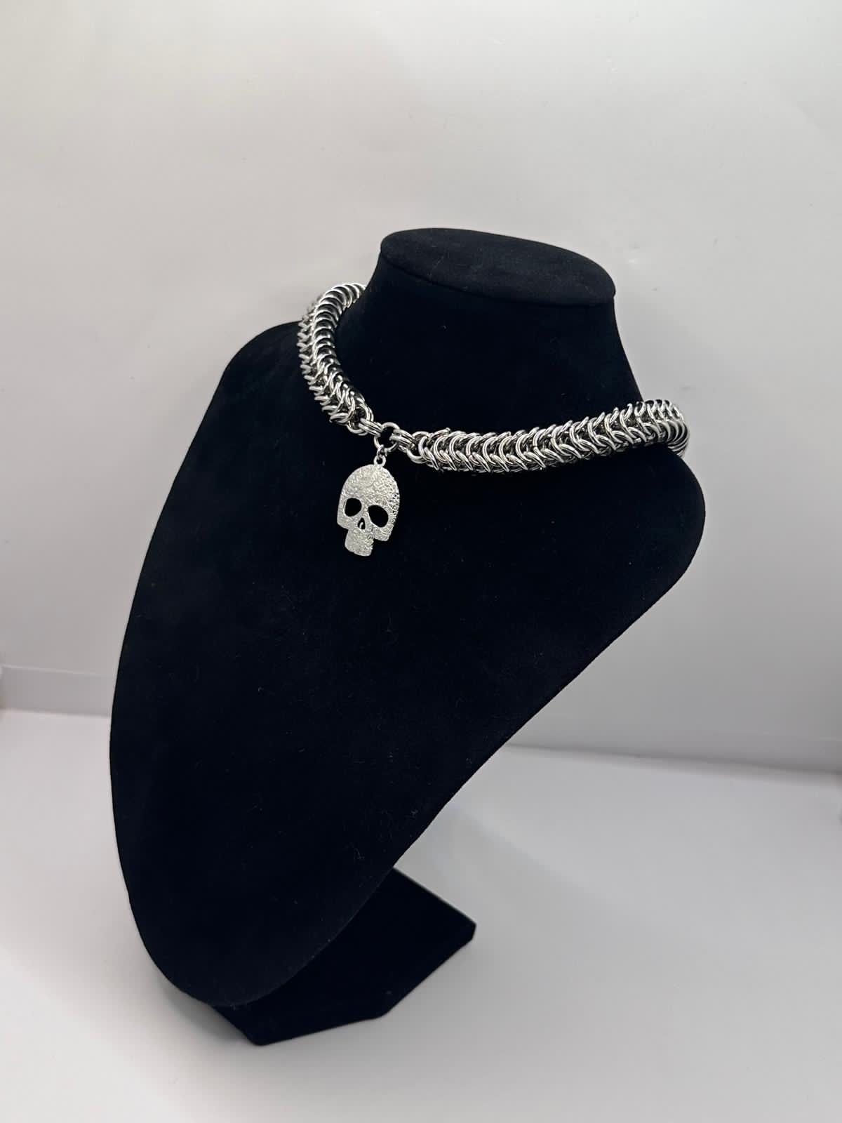 Silver Skull Necklace