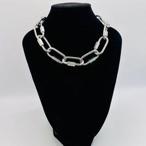 Chunky Carabiner Necklace