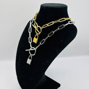 Toggle Padlock Necklace