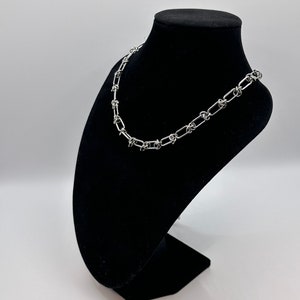 Stainless Barbed Wire Necklace