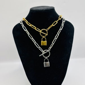 Toggle Padlock Necklace