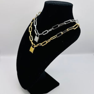 Padlock Choker Necklace
