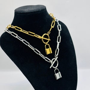 Toggle Padlock Necklace