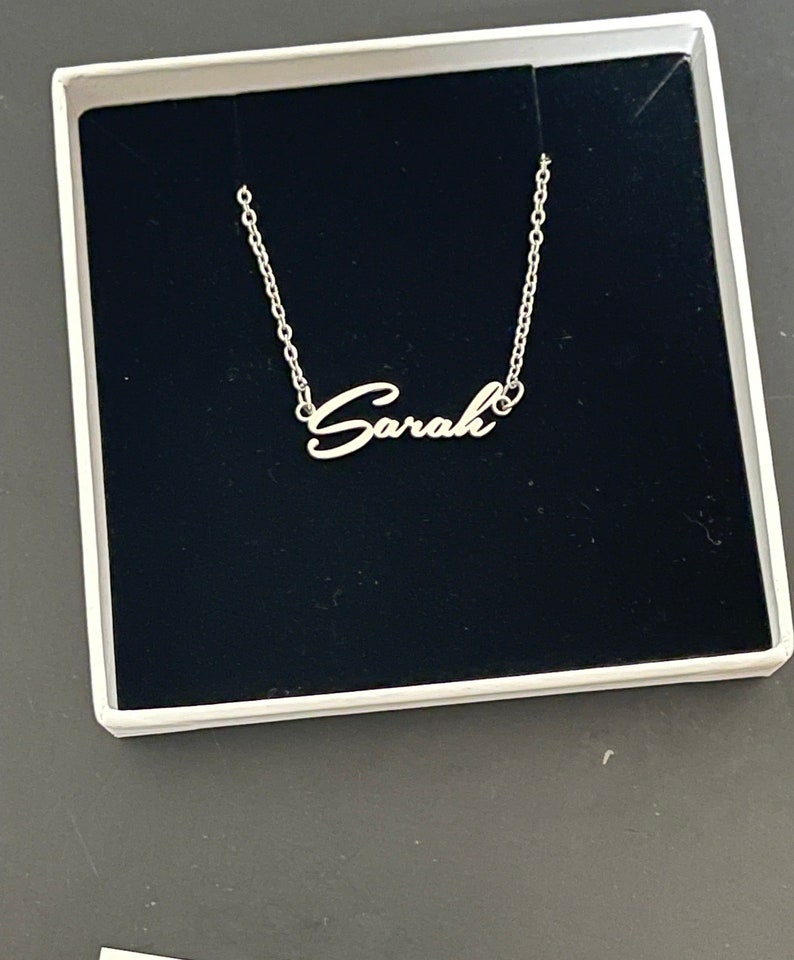 Silver Personalized Necklace