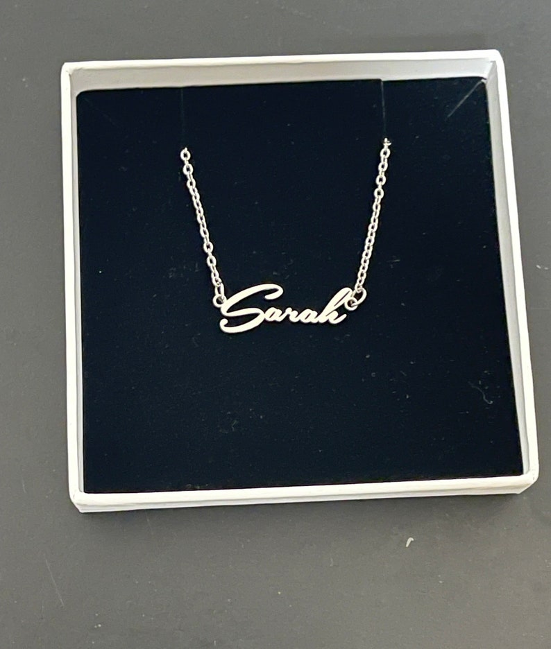 Silver Personalized Necklace