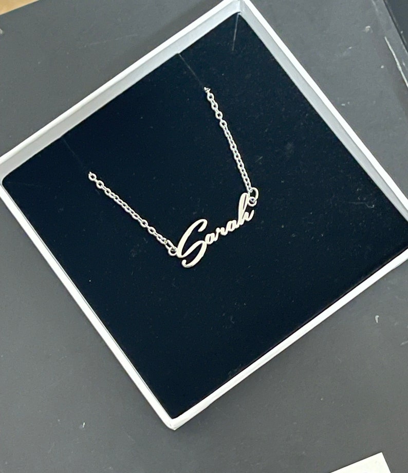 Silver Personalized Necklace