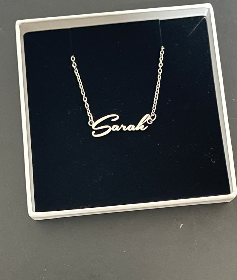 Silver Personalized Necklace