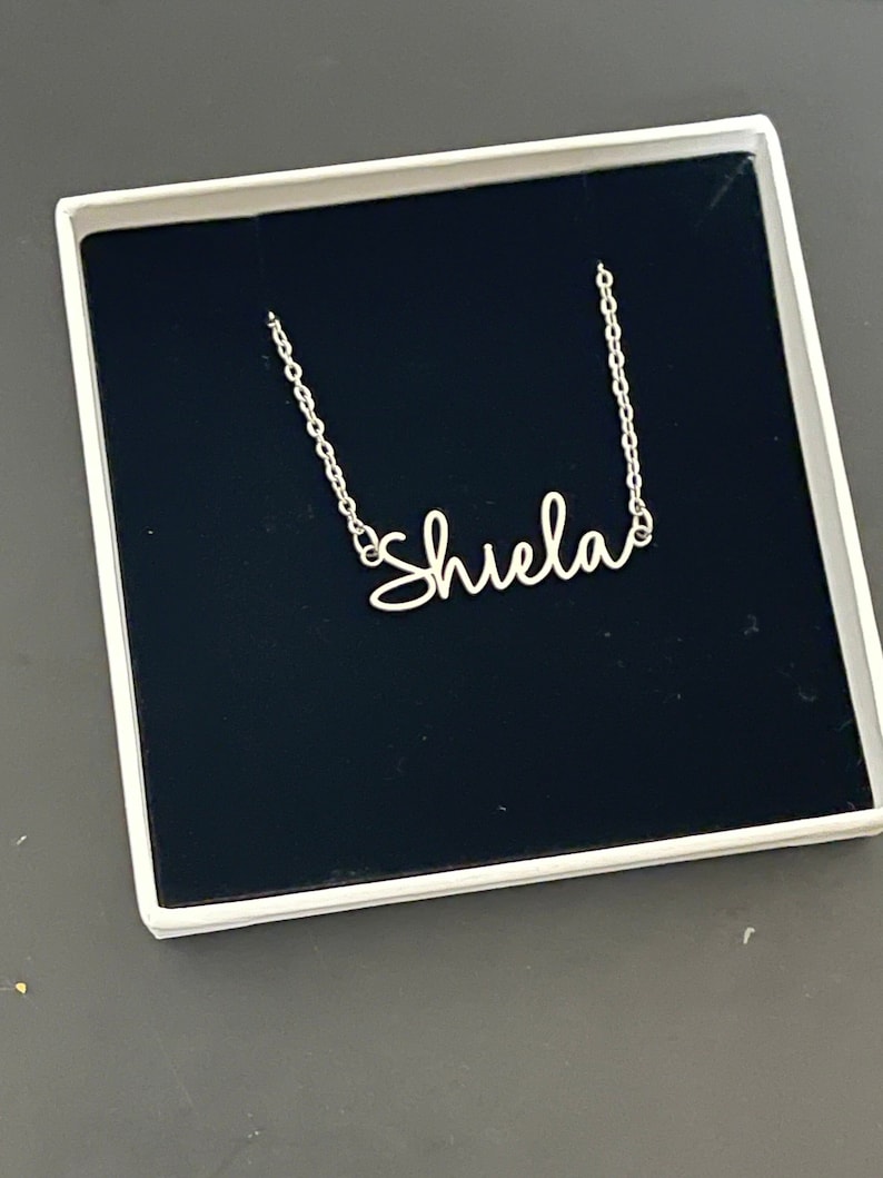 Silver Personalized Necklace