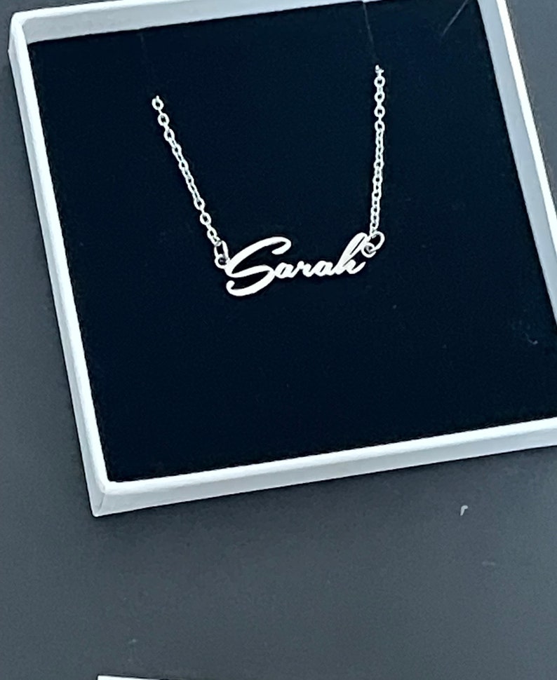 Silver Personalized Necklace
