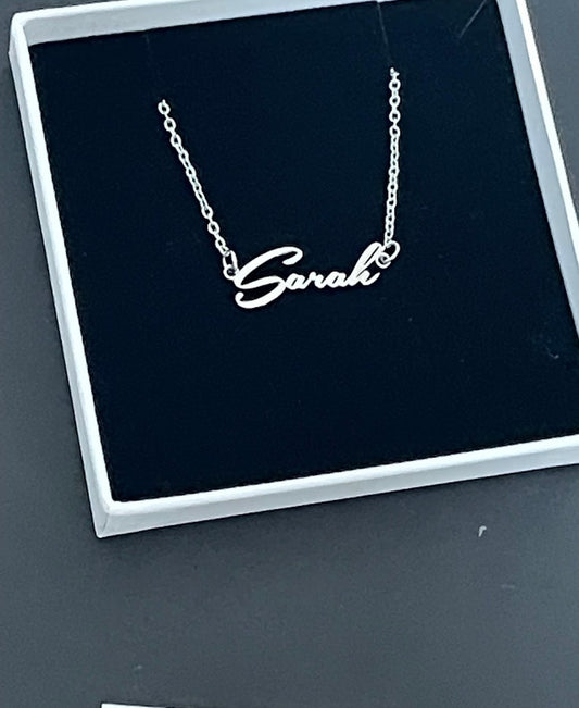 Silver Personalized Necklace
