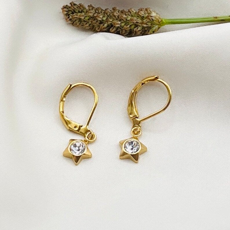 Star Drop Earrings