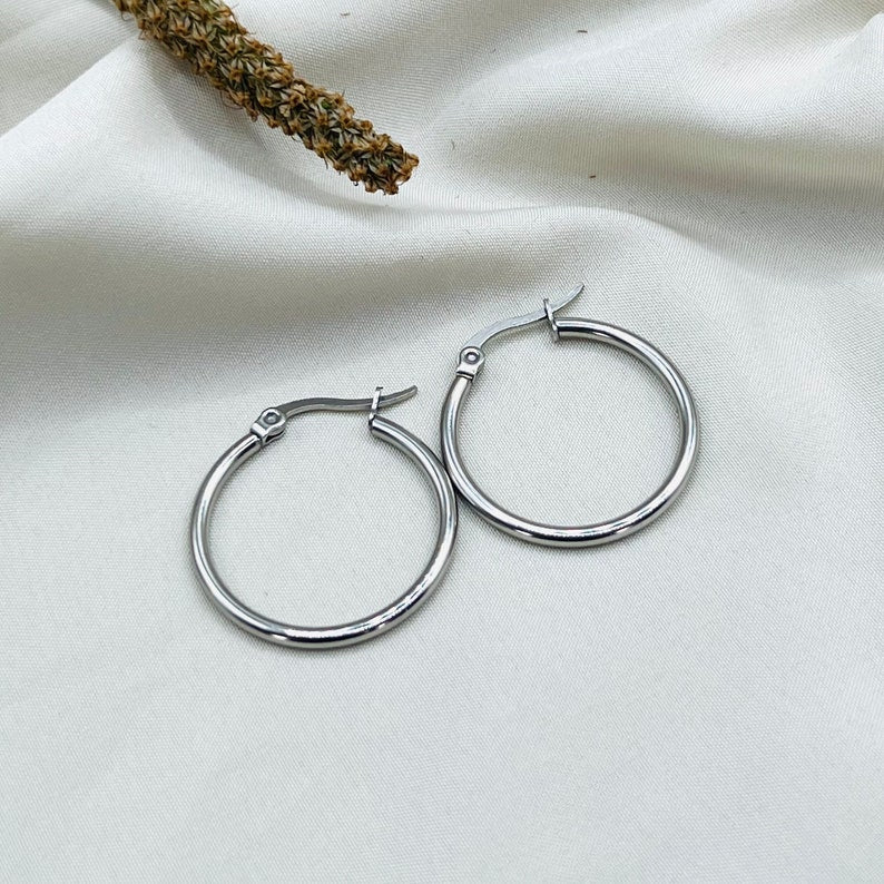 Circle Hoop Earrings