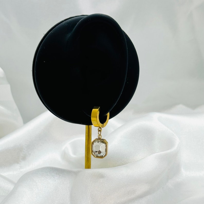 Clear Shimmer Earrings