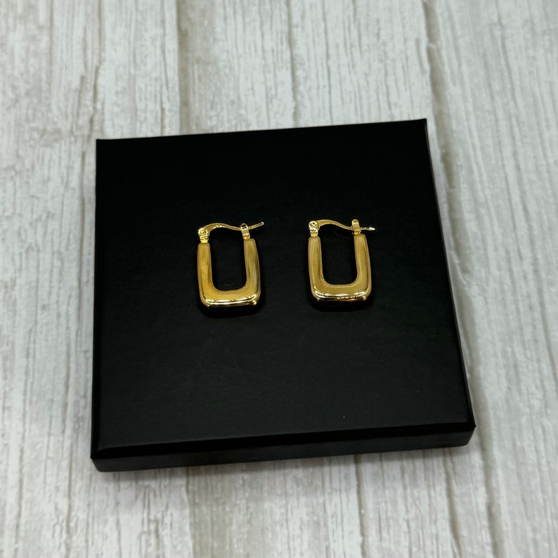 Square Hoop Earrings