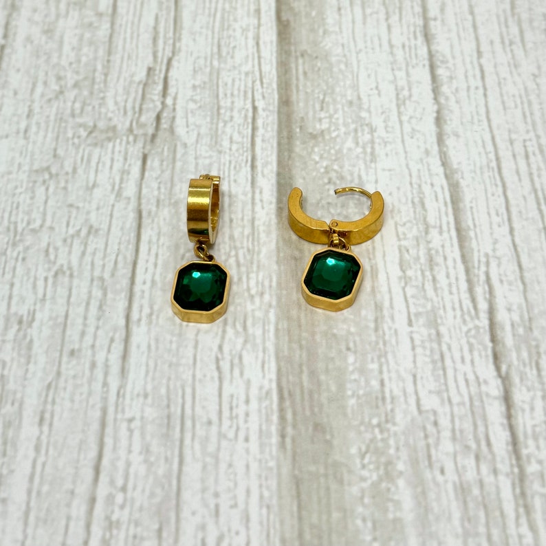 Clear Shimmer Earrings