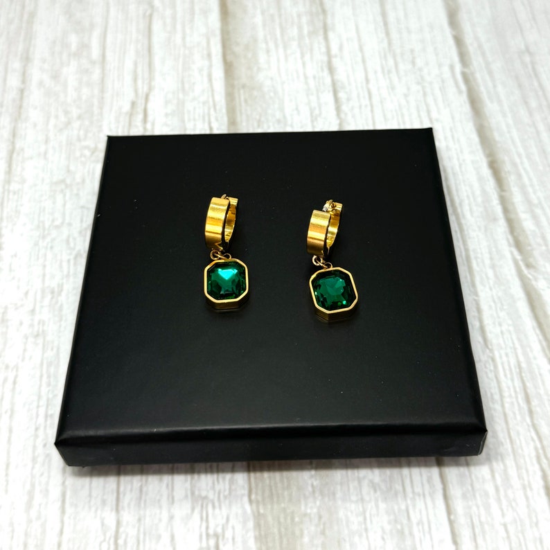 Clear Shimmer Earrings