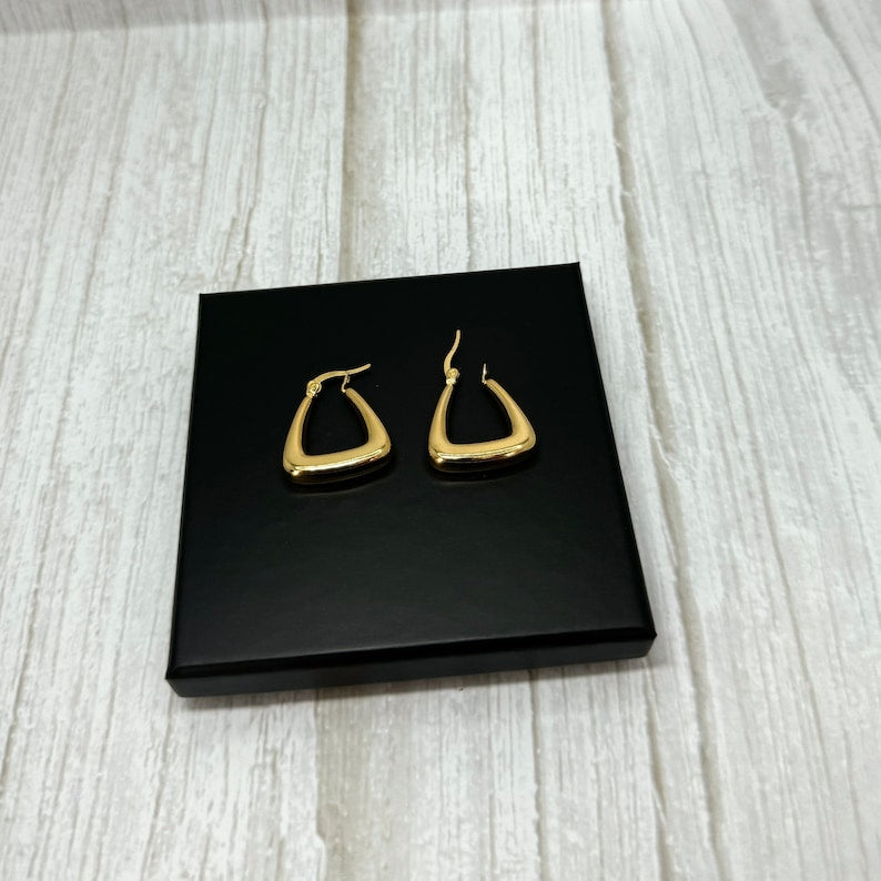 Geometric Hoop Earrings