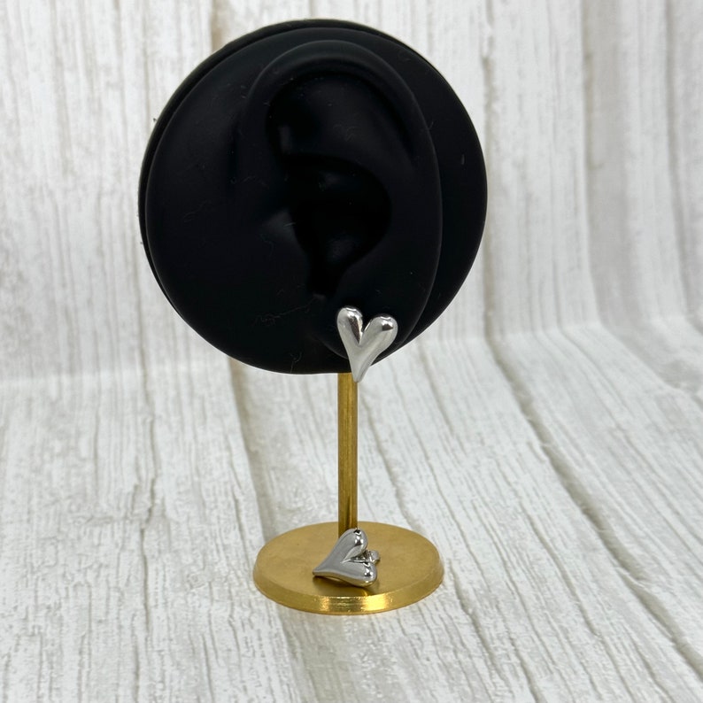 Heart Stud Earrings