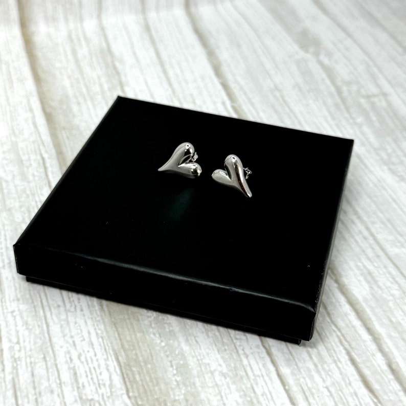 Heart Stud Earrings