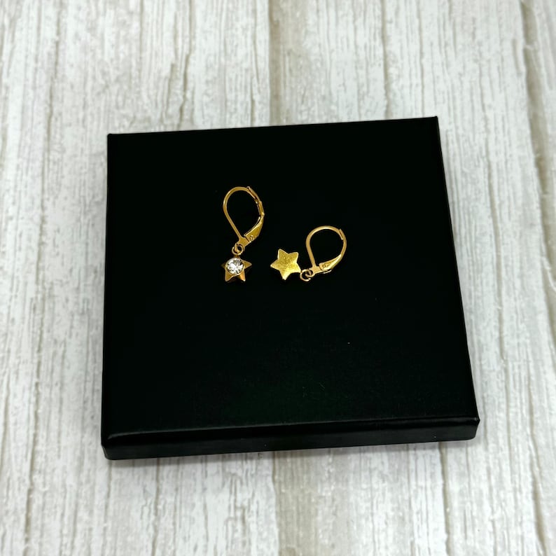 Star Drop Earrings