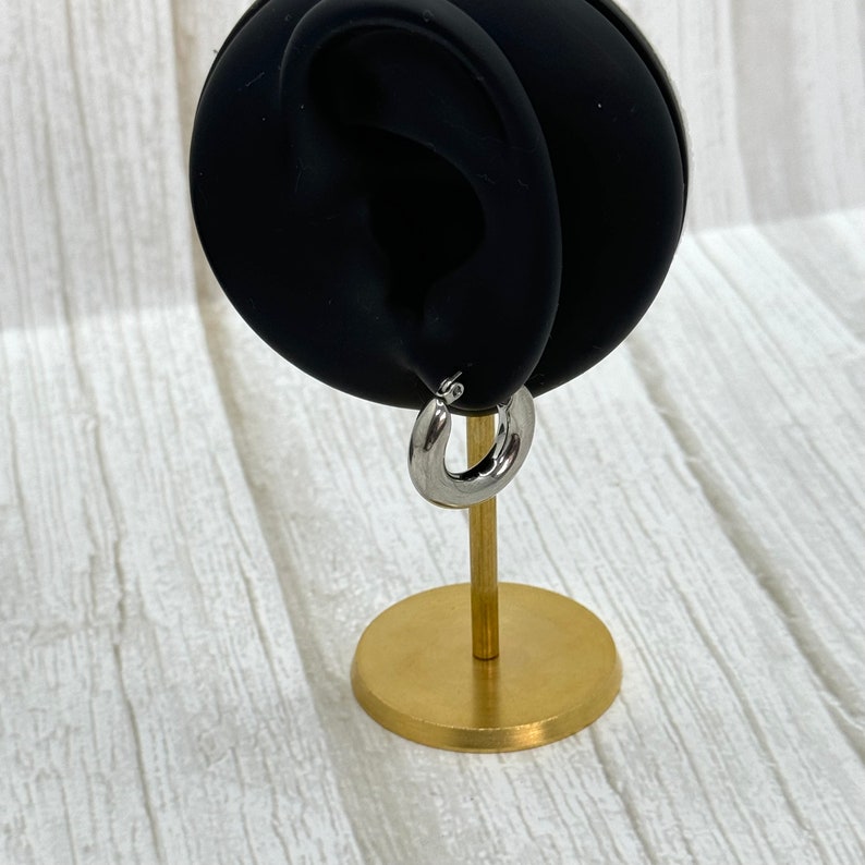 Thick Hoop Earrings