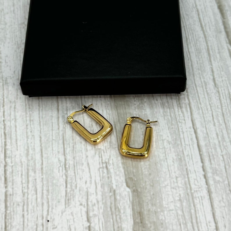 Square Hoop Earrings