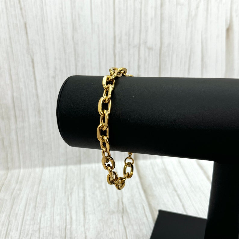 Cable Link Chain Bracelet