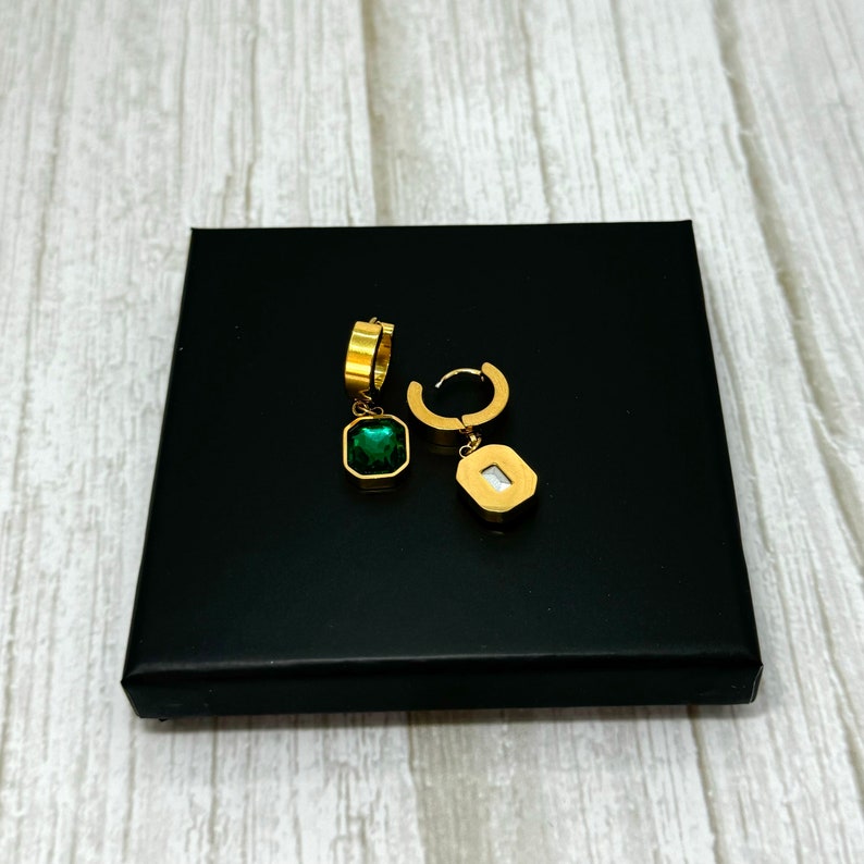 Clear Shimmer Earrings