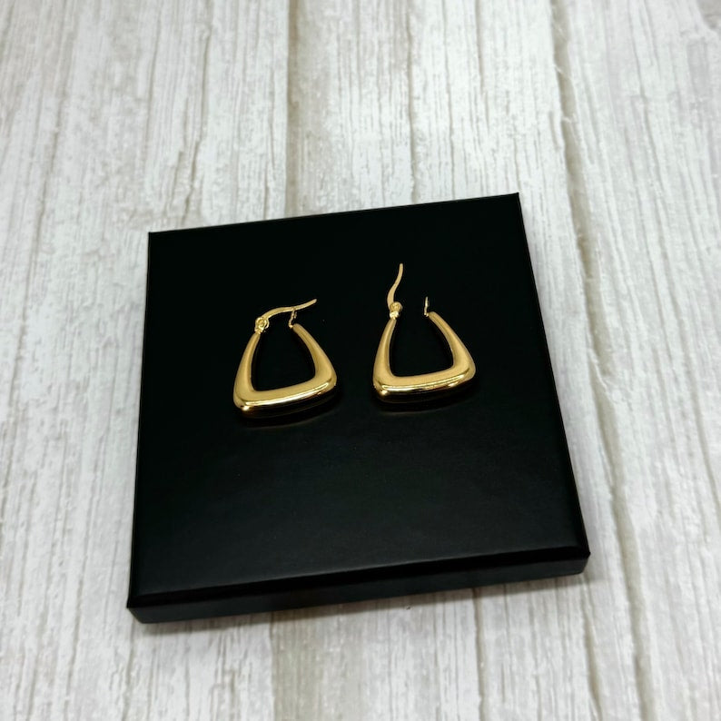 Geometric Hoop Earrings