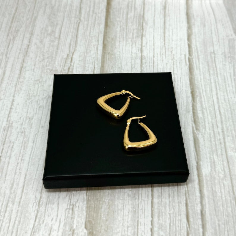 Geometric Hoop Earrings