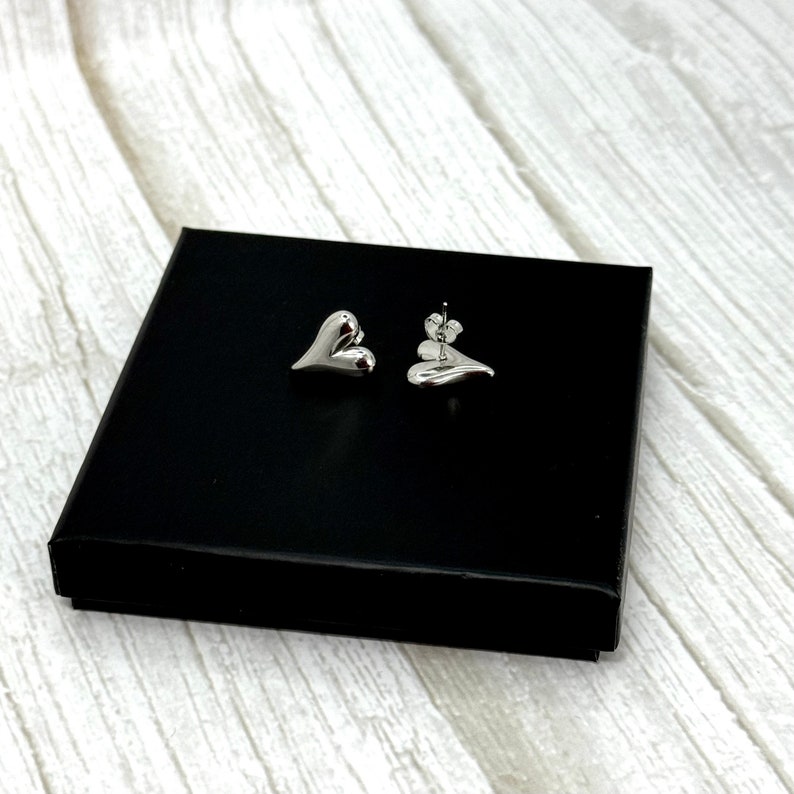 Heart Stud Earrings