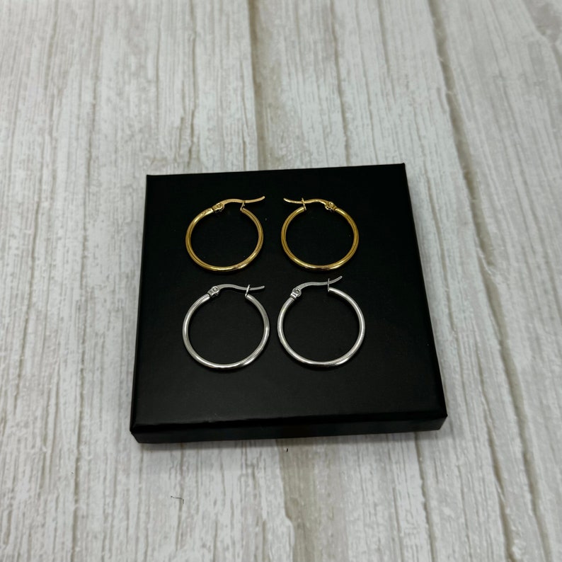 Circle Hoop Earrings