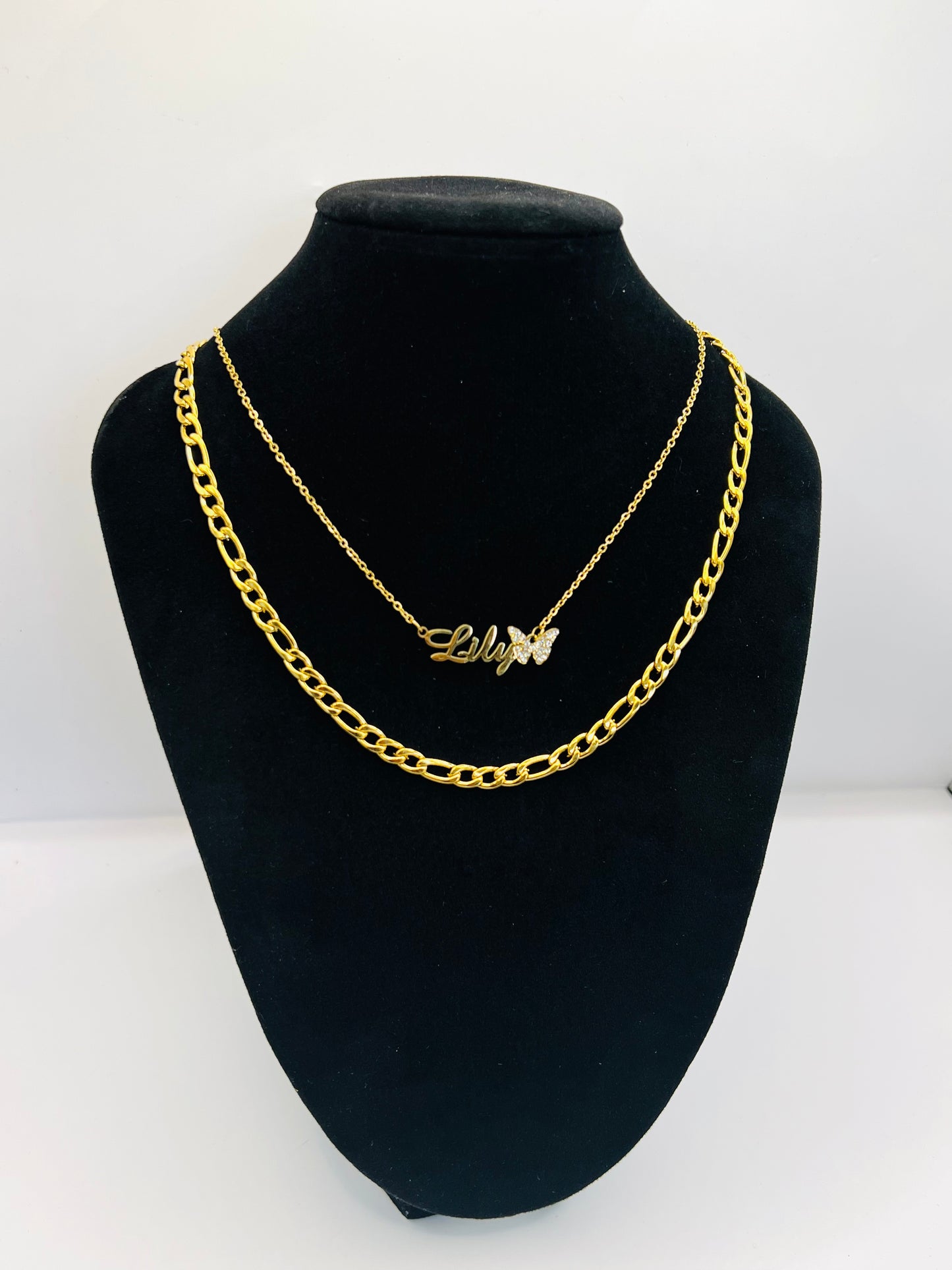 Name Necklace Figaro