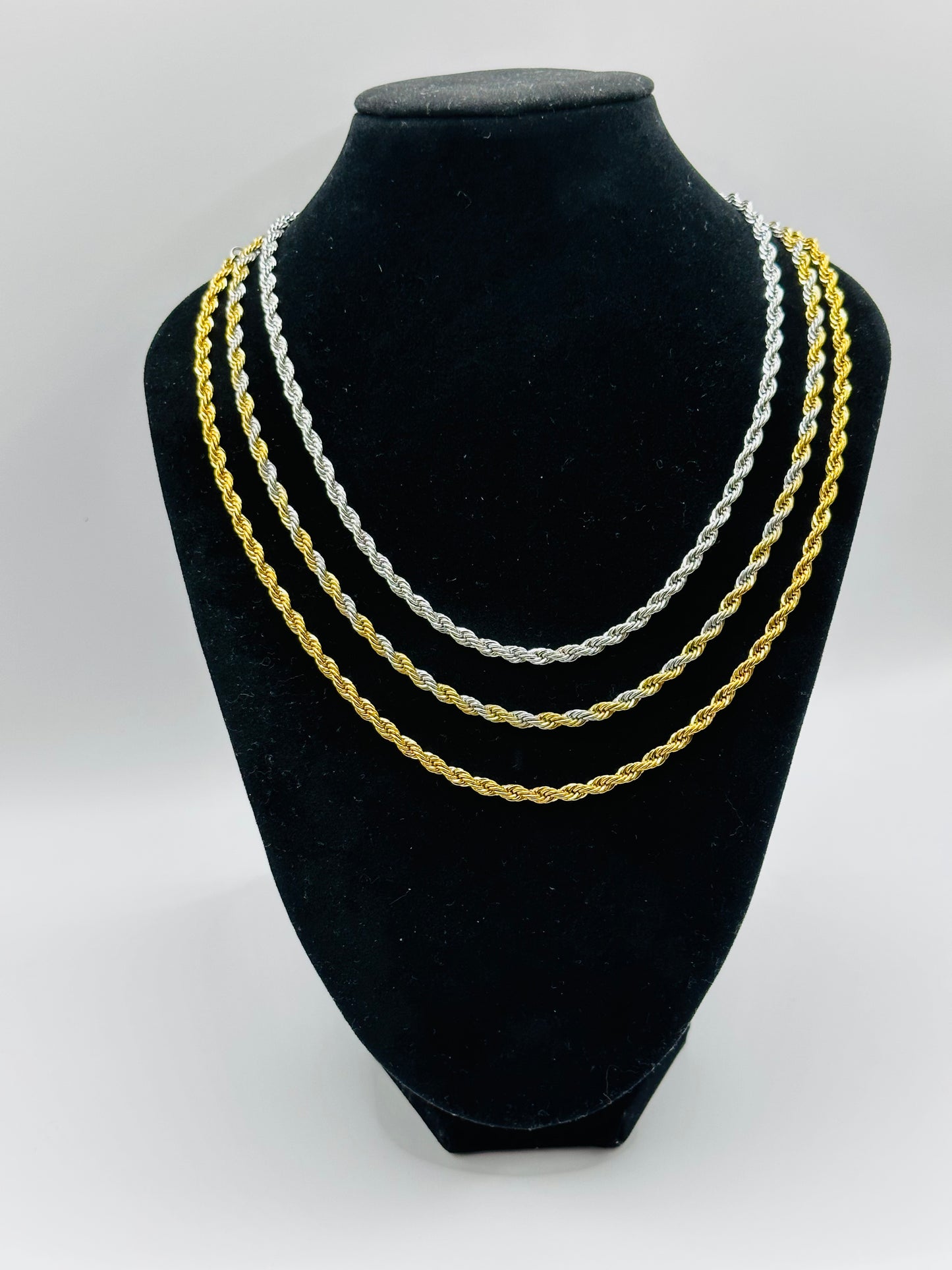 Twisted Woven Rope Necklace