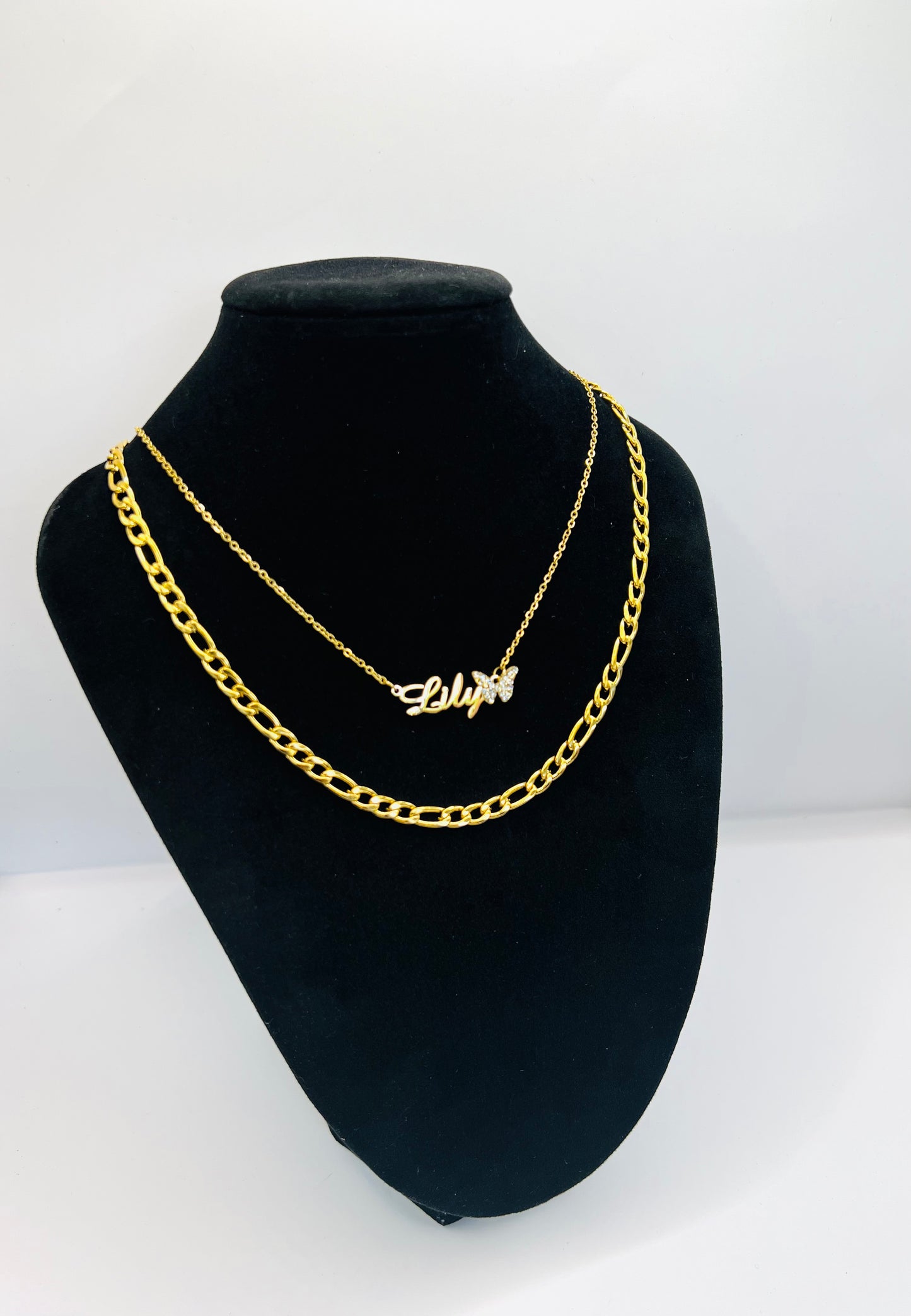 Name Necklace Figaro