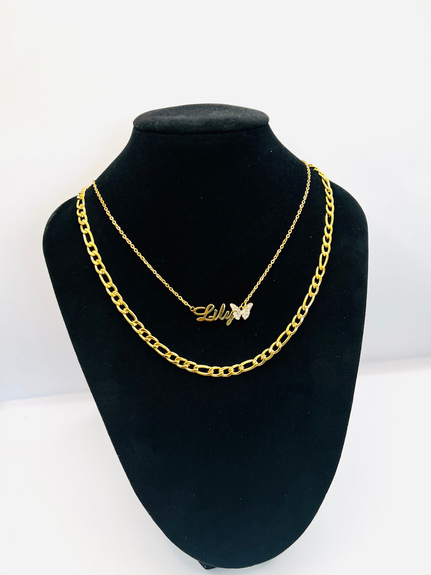Name Necklace Figaro