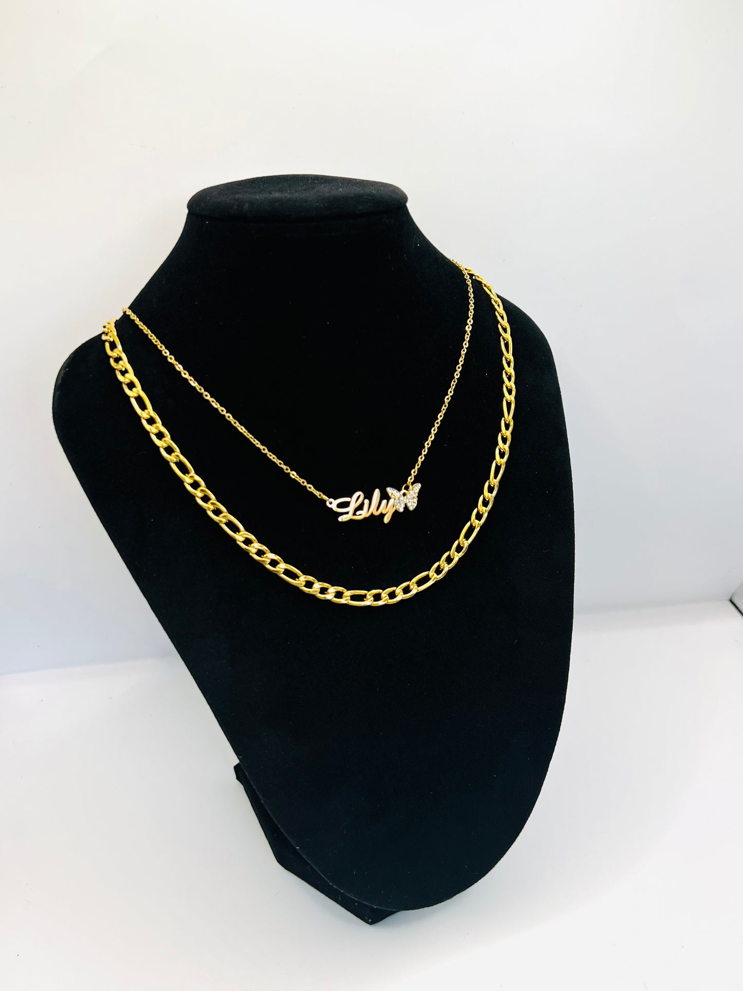 Name Necklace Figaro