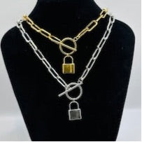 Toggle Padlock Necklace