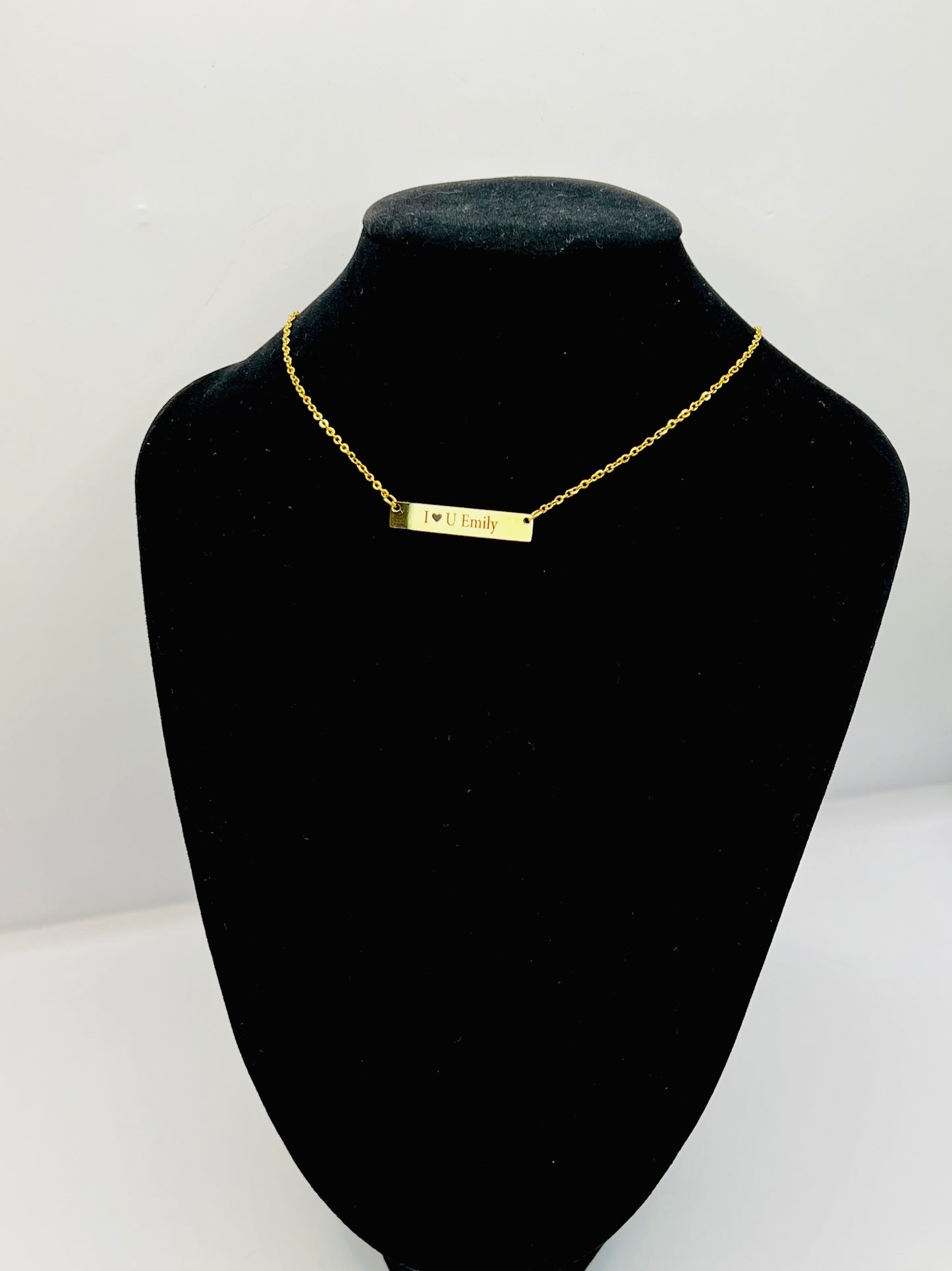 Flat Bar Necklace