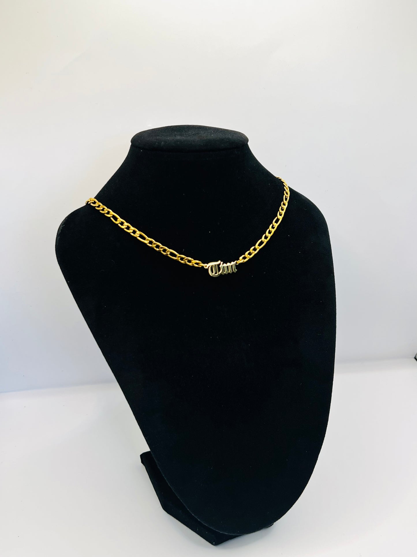 Name Gothic Necklace