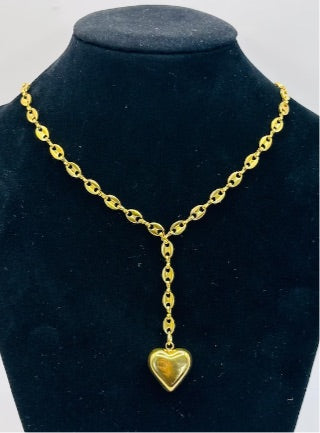 Coffee Bean Lariat Necklace